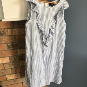 Nursing queen nautical blue Brest feeding dress with zipper.